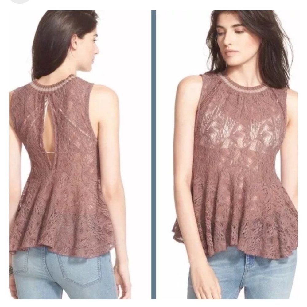 NWT Free People Maisie Lace Tank - M
